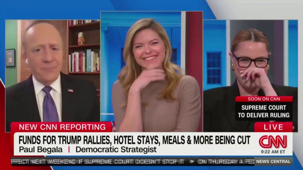 CNN panel howls with laughter while mocking Trump's waist size and finances: 'What just happened?'