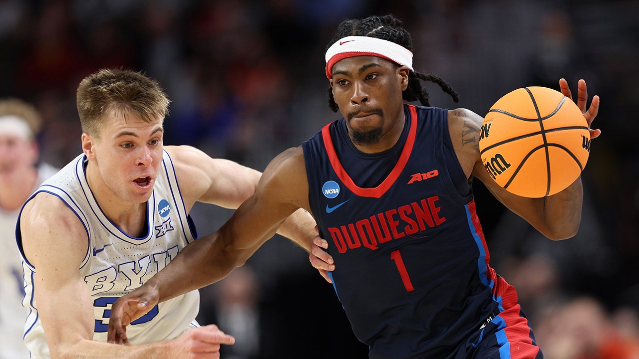 Read more about the article No. 11 Duquesne gets first March Madness win since 1969 with upset over No. 6 BYU