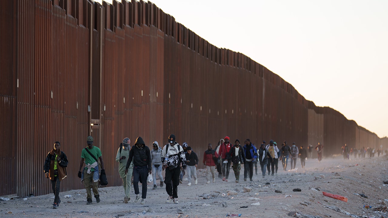 Read more about the article WATCH: Dozens of migrants breach border wall, take selfies on US side