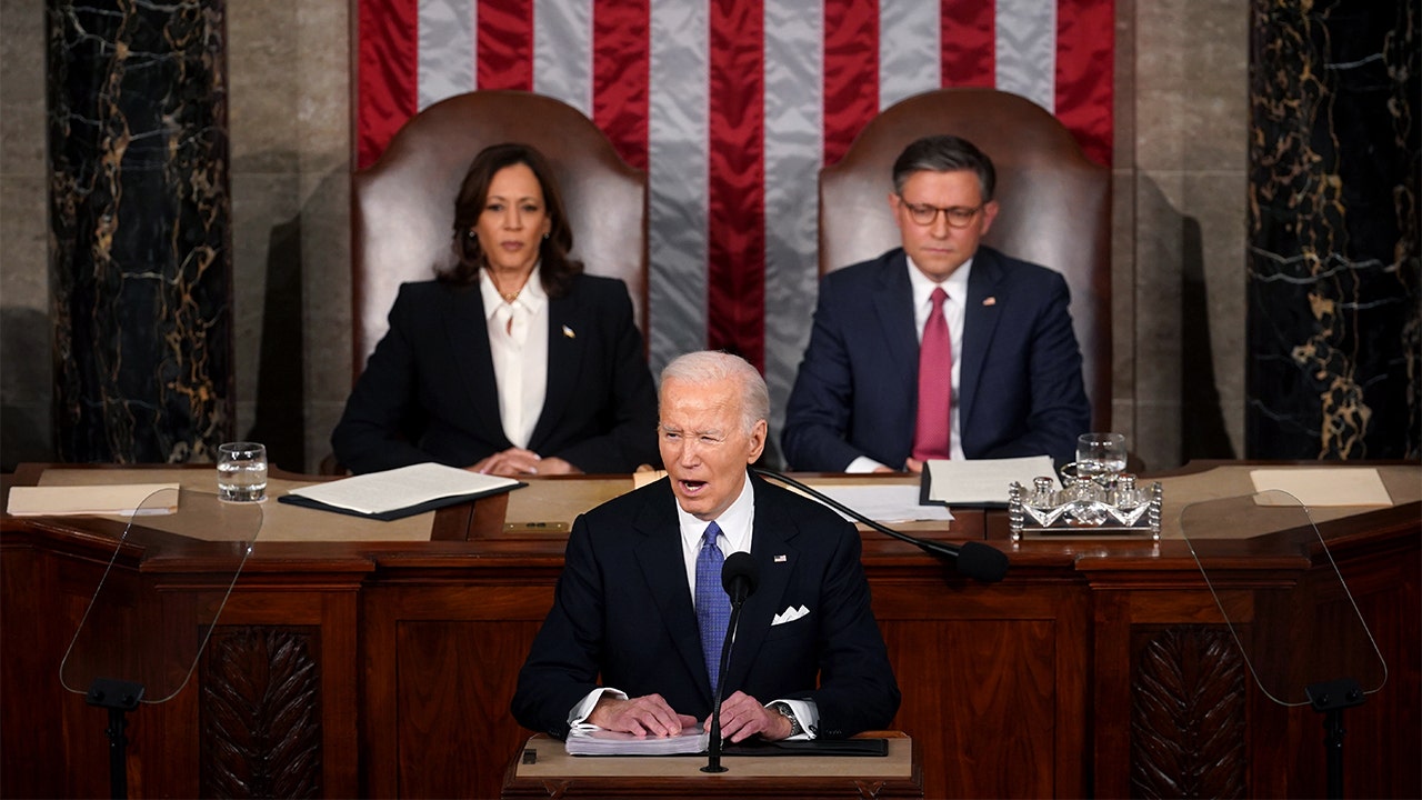 Read more about the article Biden’s SOTU blasted as ‘nakedly partisan’ campaign speech: ‘Utter disgrace’