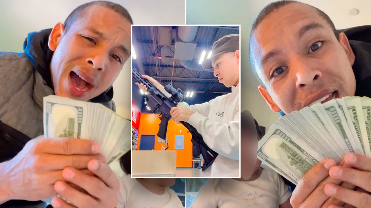 Freeloading migrant influencer mocks us taxpayers who 'work like slaves' while waving cash in latest videos