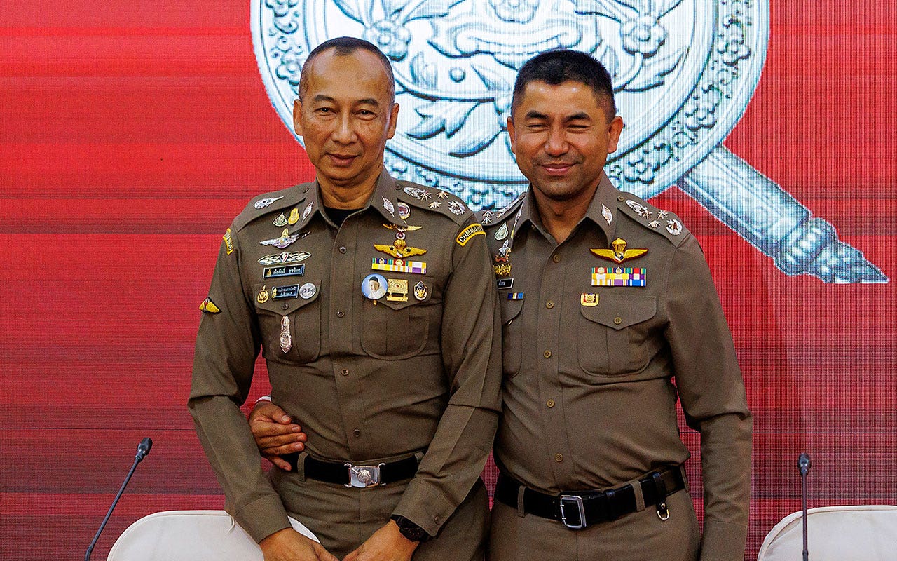 Read more about the article Thailand police chief, deputy suspended over online gambling accusations