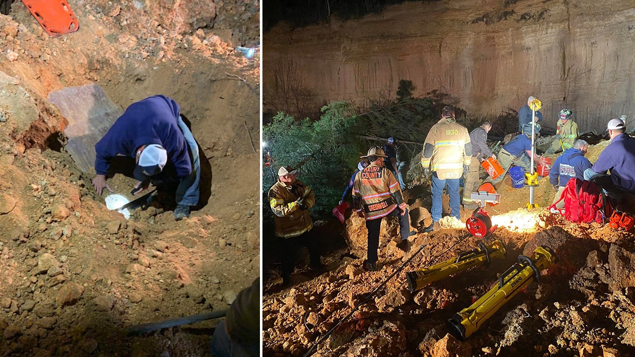 You are currently viewing Tennessee backhoe operator rescued 12 hours after dirt pit collapses, ‘completely’ buries him