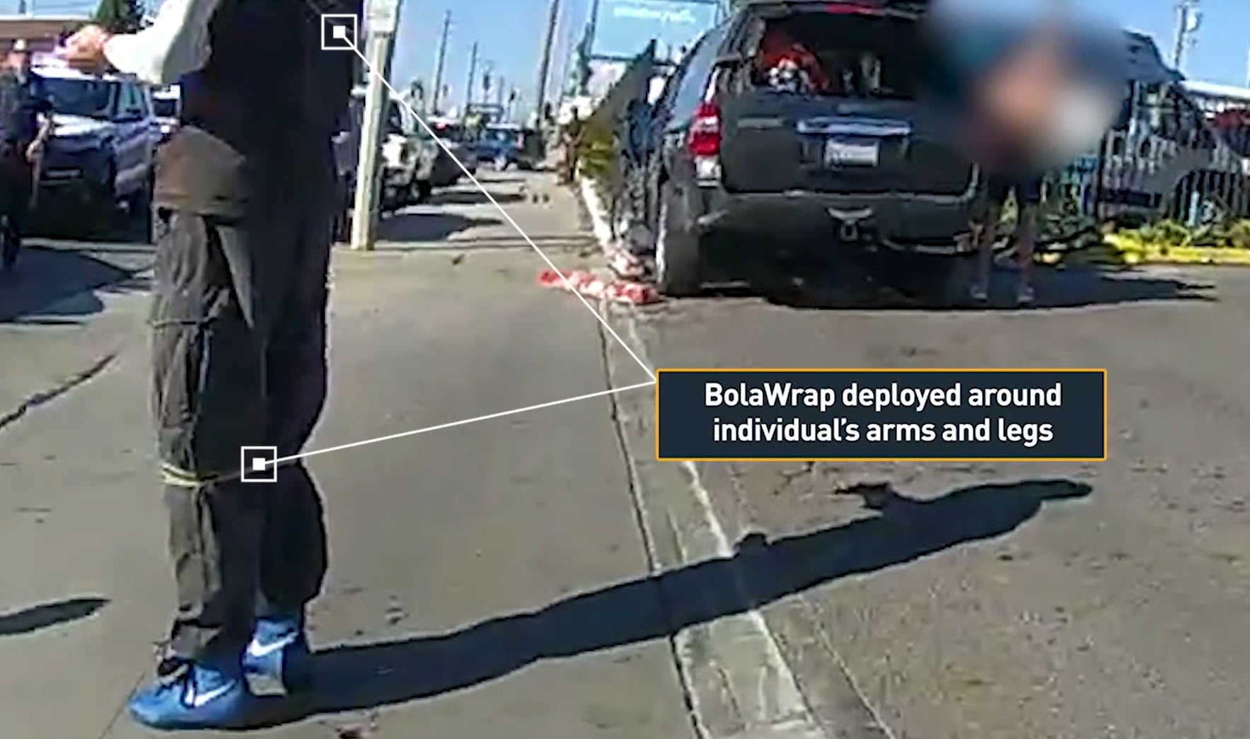 Read more about the article Police nationwide using high-tech weapon to apprehend suspects without injury: bodycam