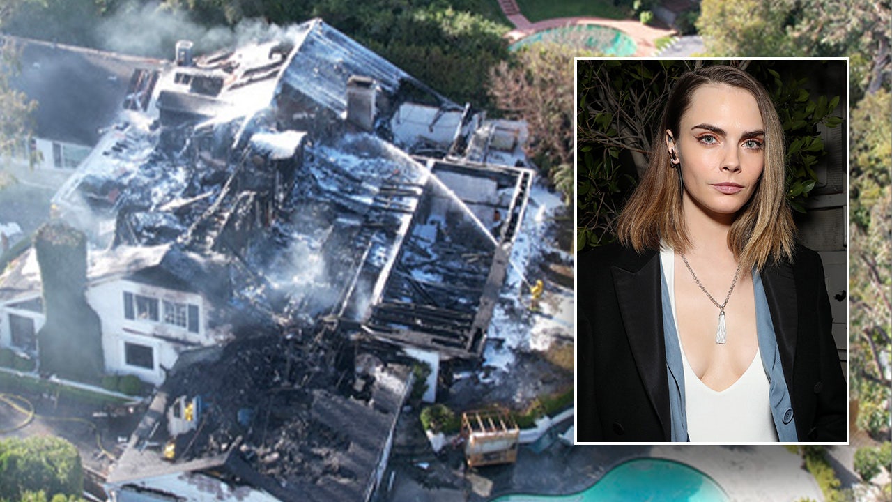Los Angeles mansion of Cara Delevingne destroyed by fire