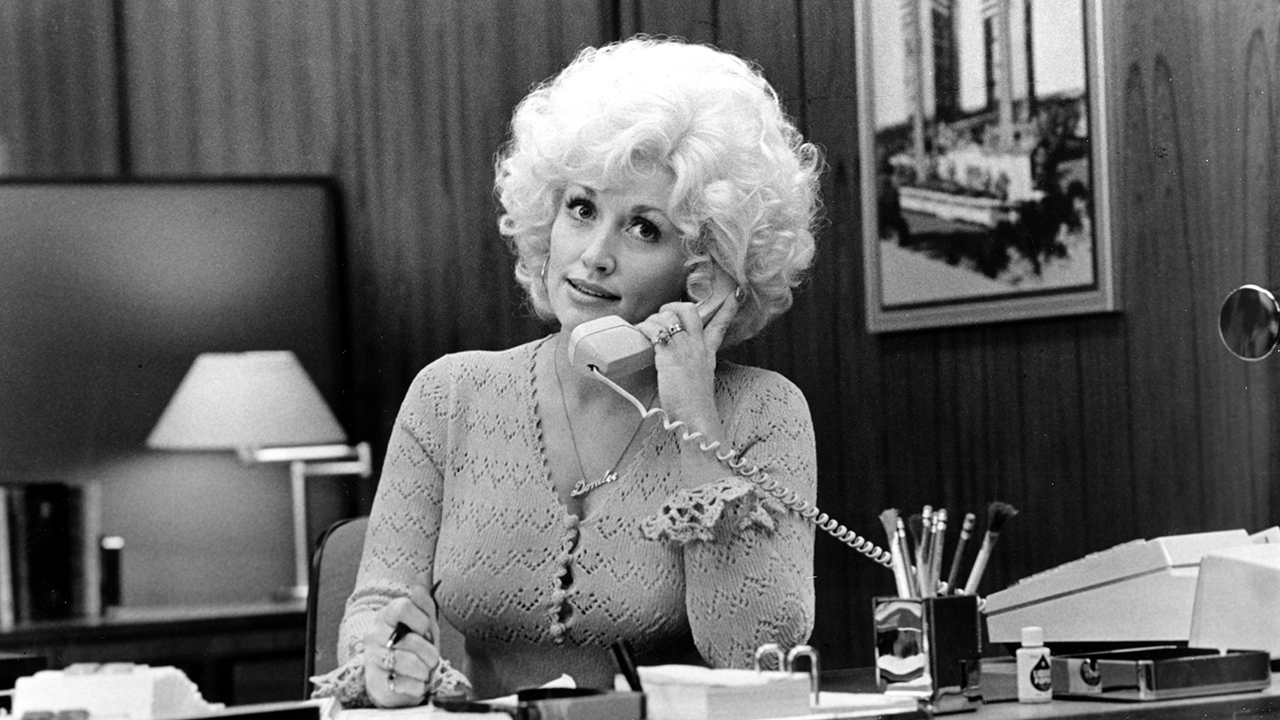 Dolly Parton in the movie "9 to 5"
