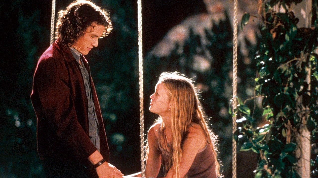 Heath Ledger and Julia Stiles "10 Things I Hate About You"
