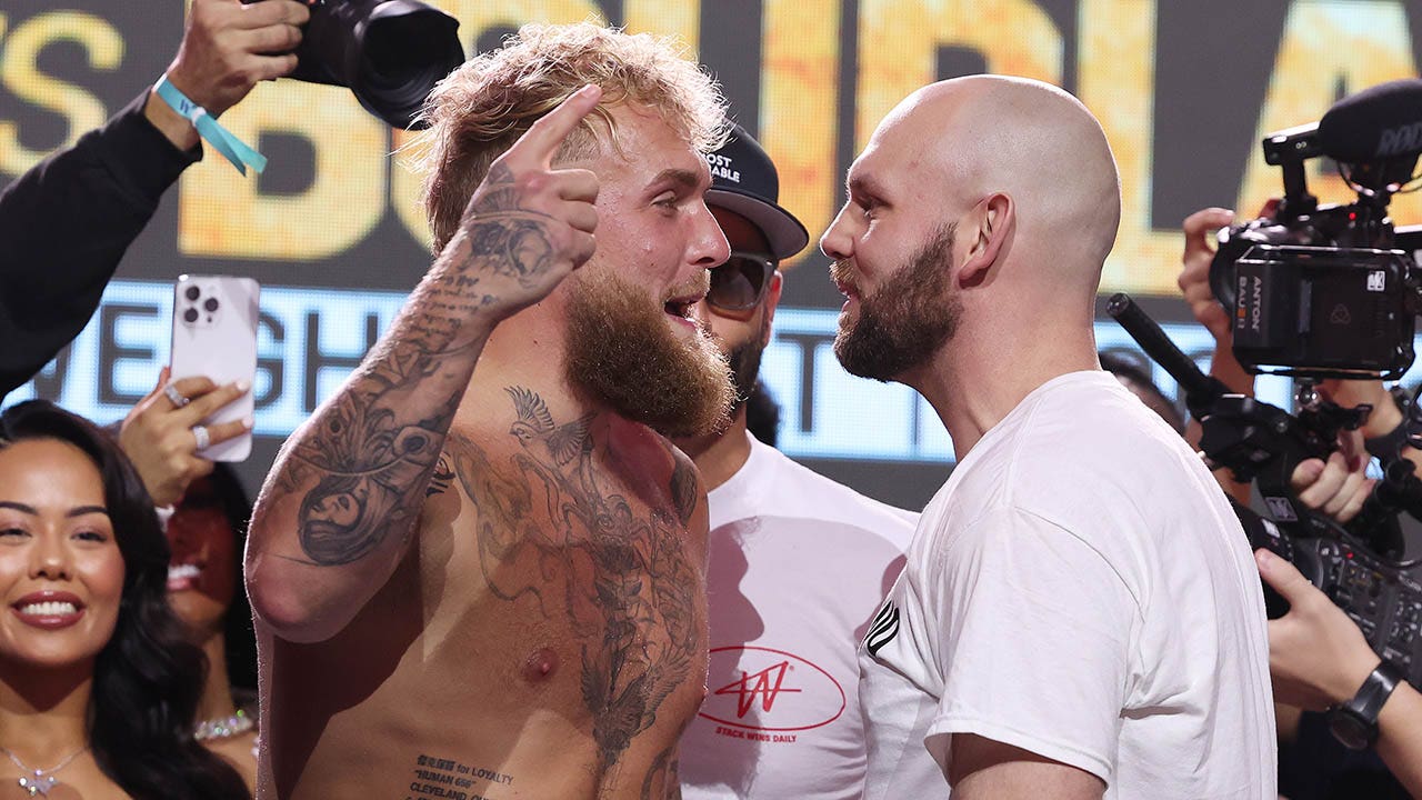Read more about the article Jake Paul and his opponent’s fans exchange explicit chants at weigh-in