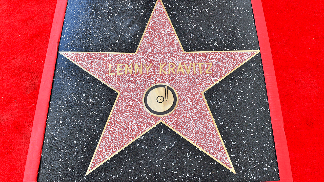 Estrela da Calçada da Fama de Lenny Kravitz