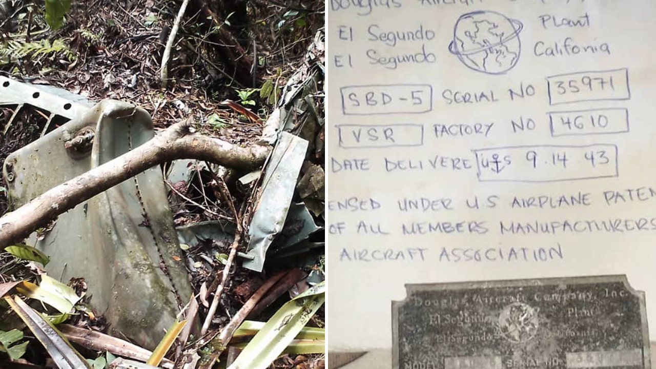 World War II plane found in Papua New Guinea 80 years after shot down by Japanese, leaving two missing