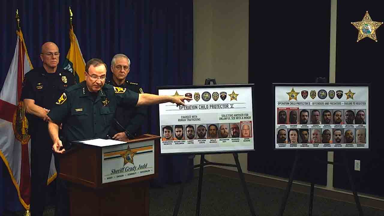 Read more about the article 7 child sex predators arrested in Florida undercover sting include TSA officer, retired Army member: sheriff