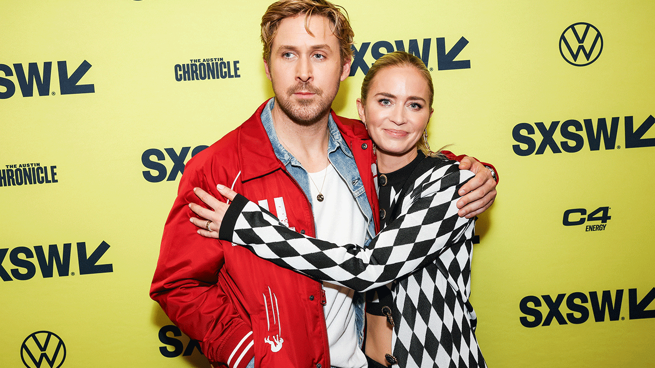 Ryan Gosling and Emily Blunt at "The Fall Guy" premiere
