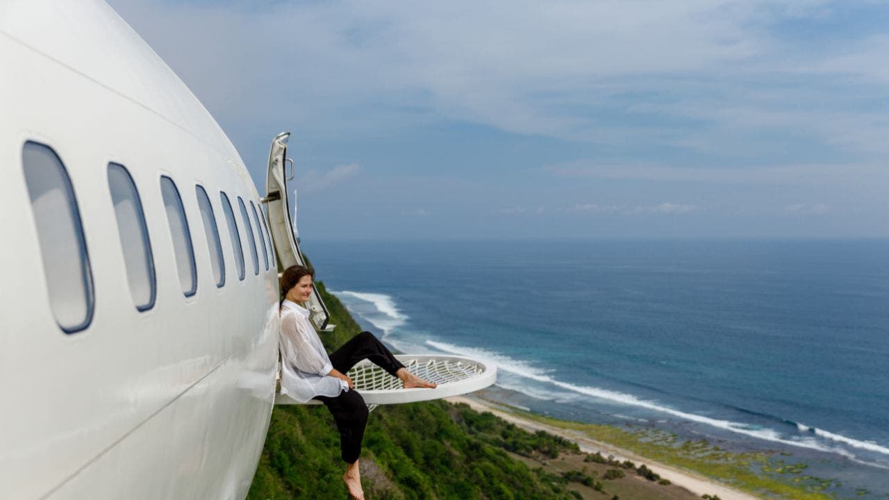 Repurposed Boeing 737 transforms into private jet villa soaring in luxury