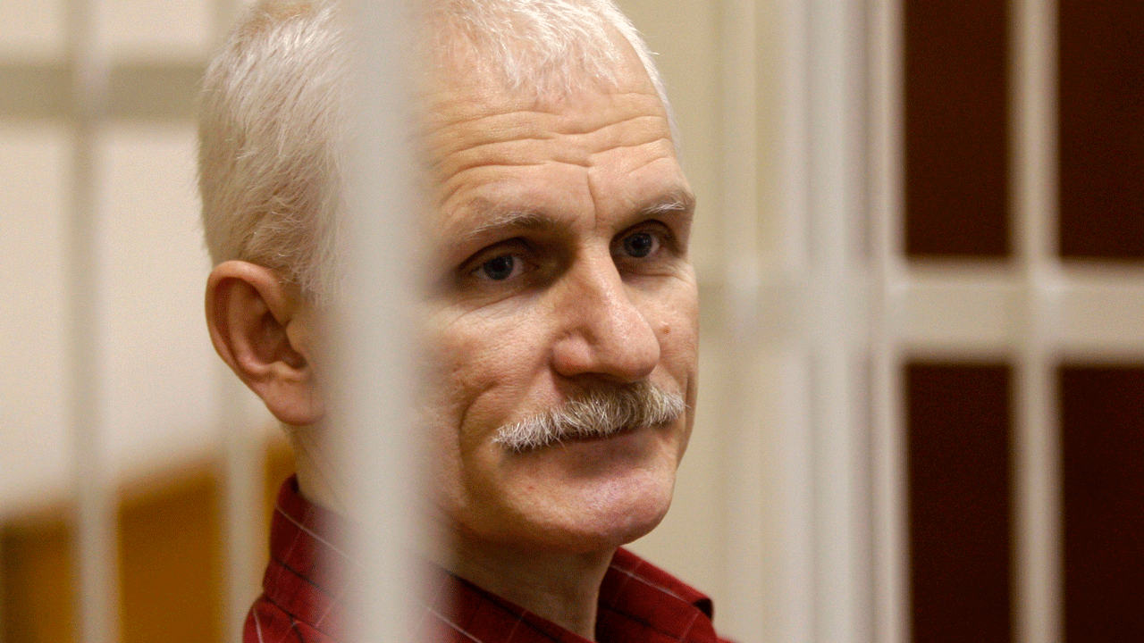 Nobel laureate Bialiatski’s condition has worsened after 1,000 days in Belarusian prison, his wife says