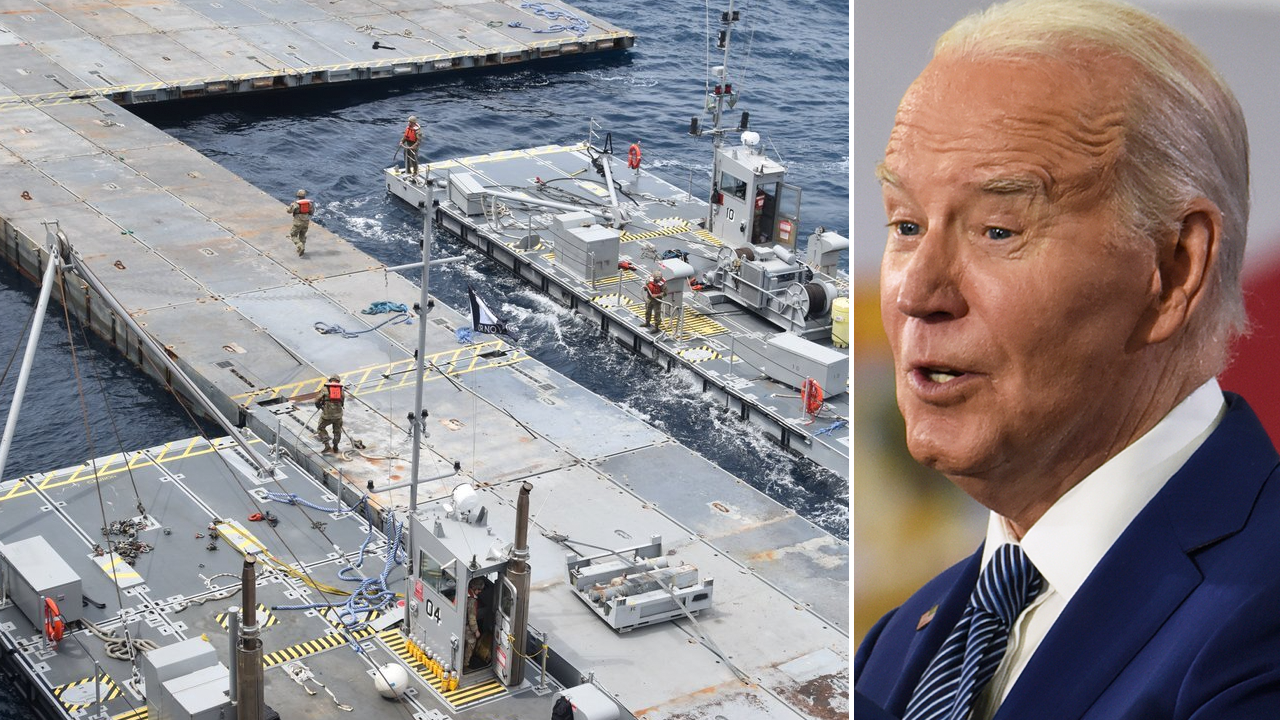 Read more about the article Growing controversy over Biden’s Gaza pier fuels concerns over cost, security