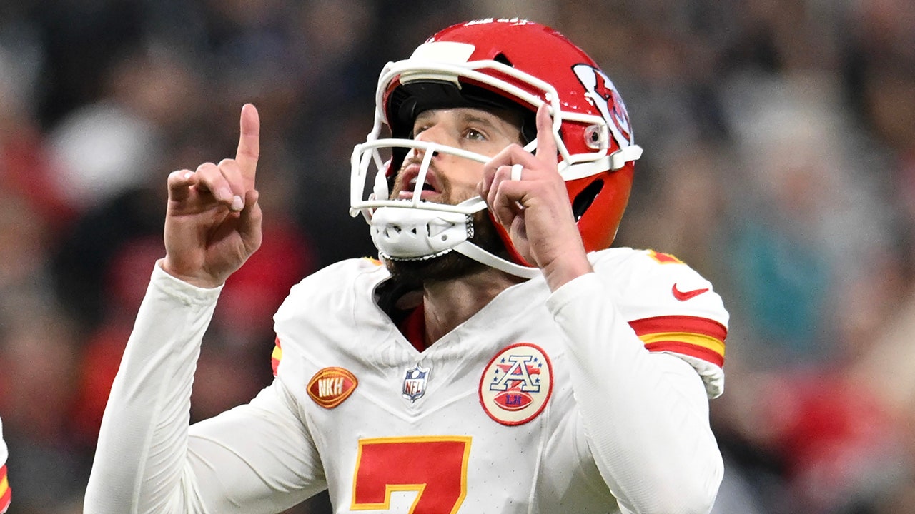 Read more about the article Chiefs star kicker Harrison Butker credits ‘prayer on the sidelines’ for mental fortitude