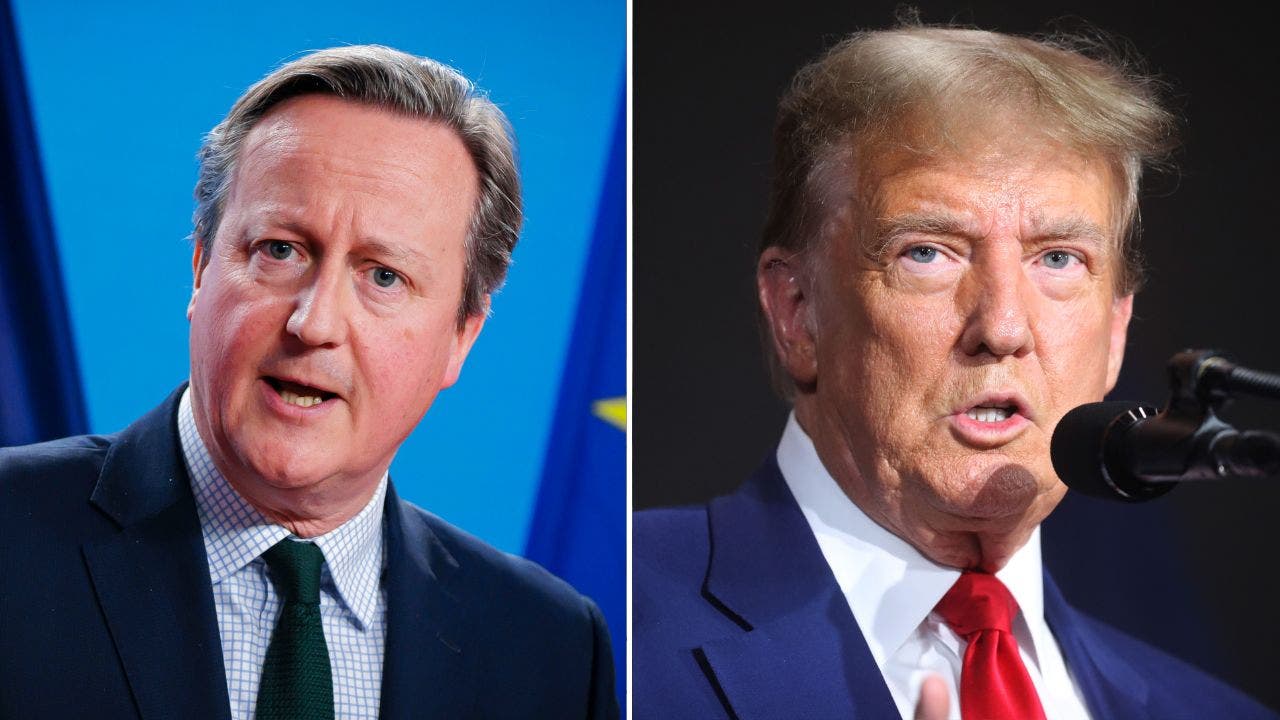 UK's Cameron meets Trump ahead of push for more US Ukraine funding