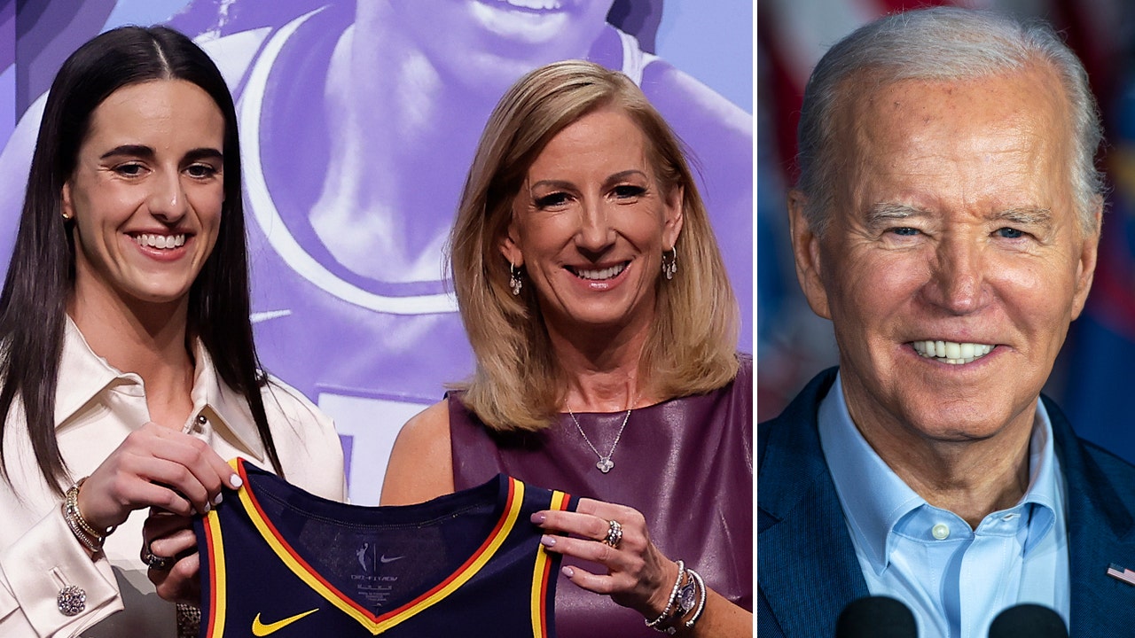 Read more about the article Biden calls for female athletes to get ‘paid what they deserve’ as Caitlin Clark’s WNBA salary sparks debate