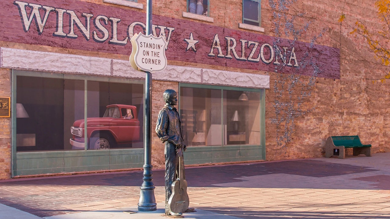 'Standing on a corner in Winslow, Arizona' is one American community's route to revival