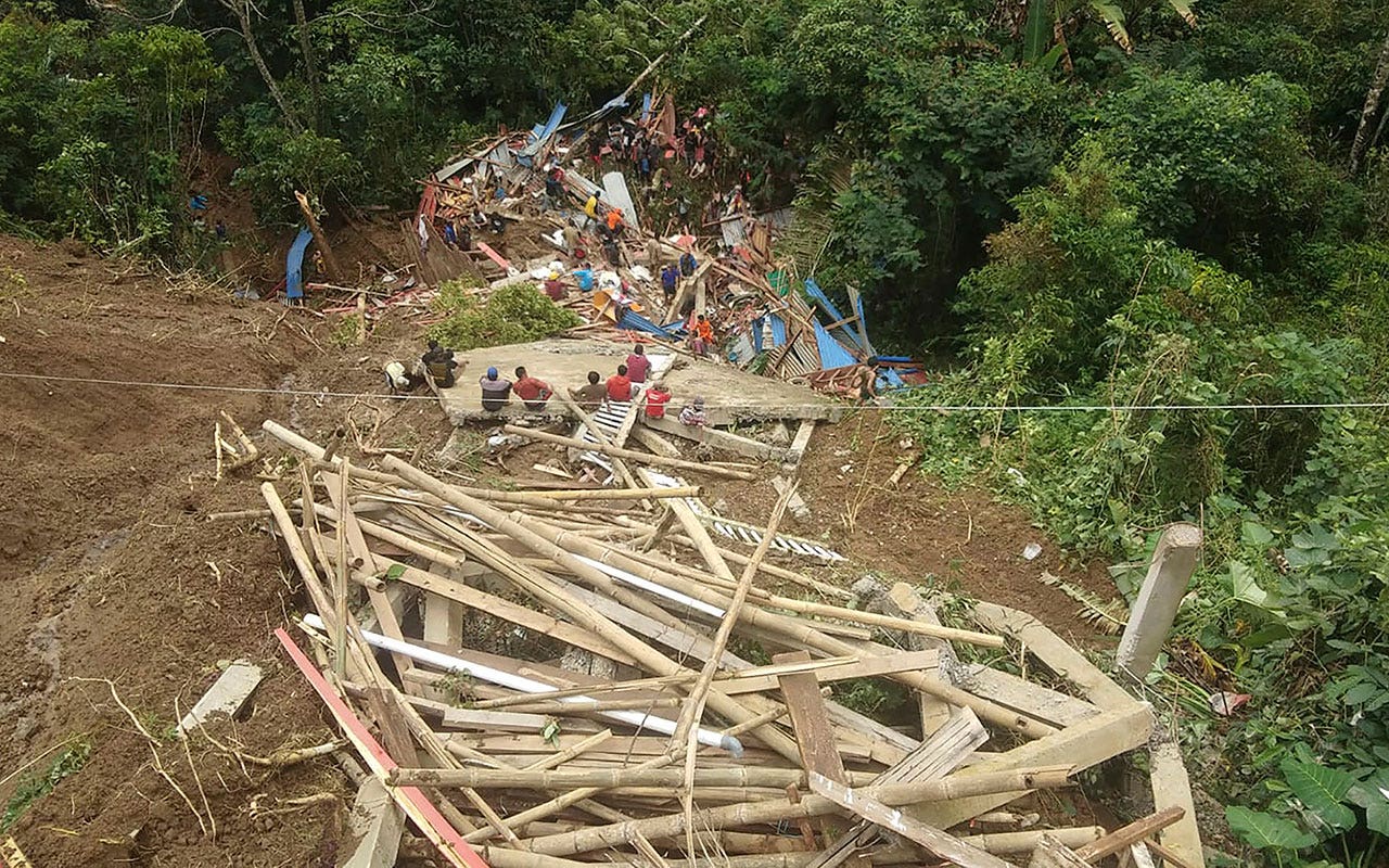 18 confirmed dead after landslides hit Indonesia's Sulawesi island