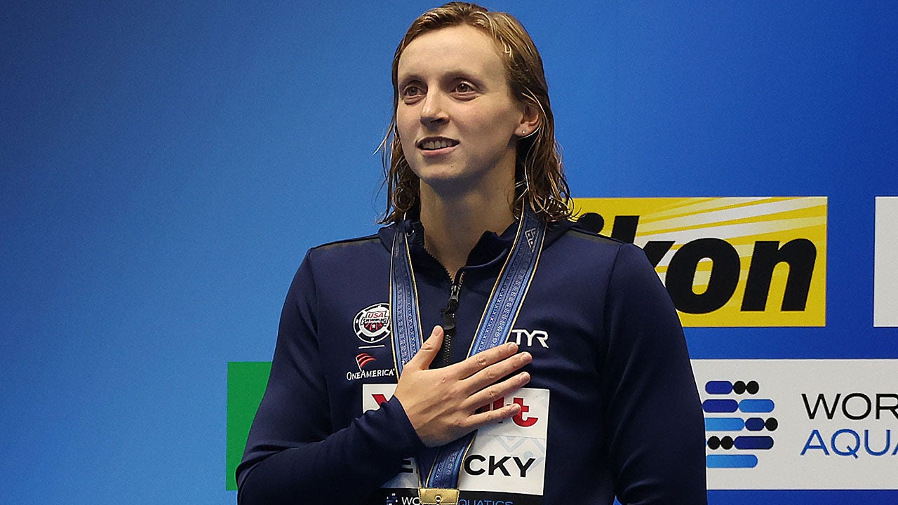 Read more about the article Katie Ledecky talks ‘true honor’ of representing Team USA on Olympic stage