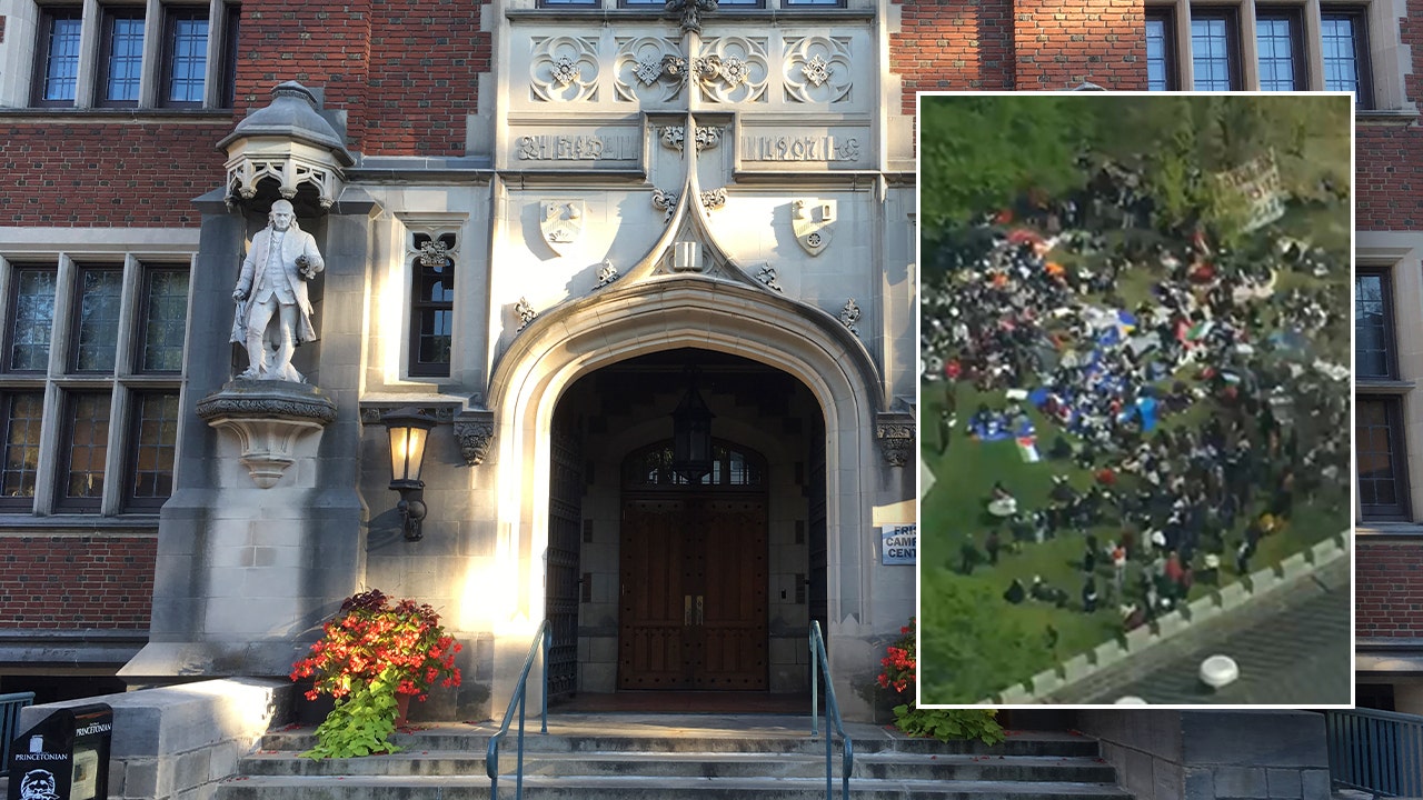 Police at princeton pop-up encampment arrest 2 as anti-israel protests sweep universities