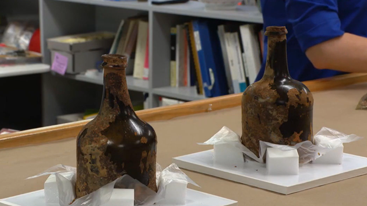 Historians uncover 18th-century bottles with mysterious liquid at George Washington's Mt. Vernon