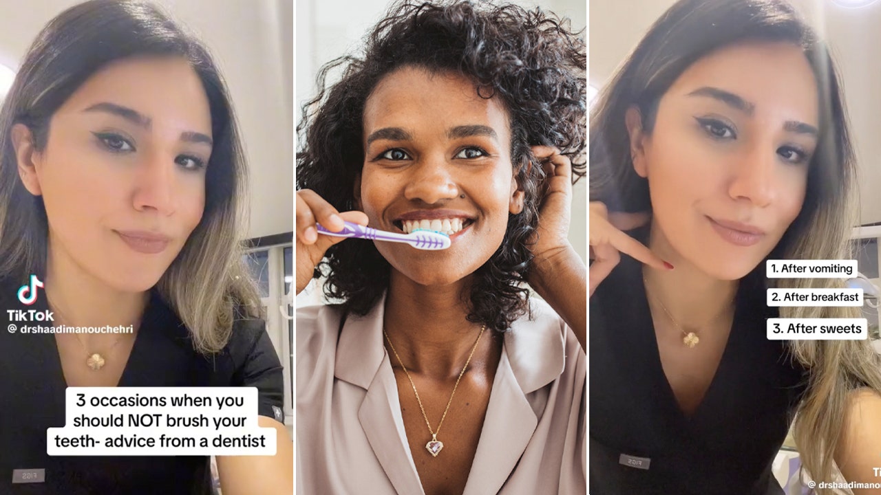London dentist goes viral for revealing the 3 surprising times you should not brush your teeth