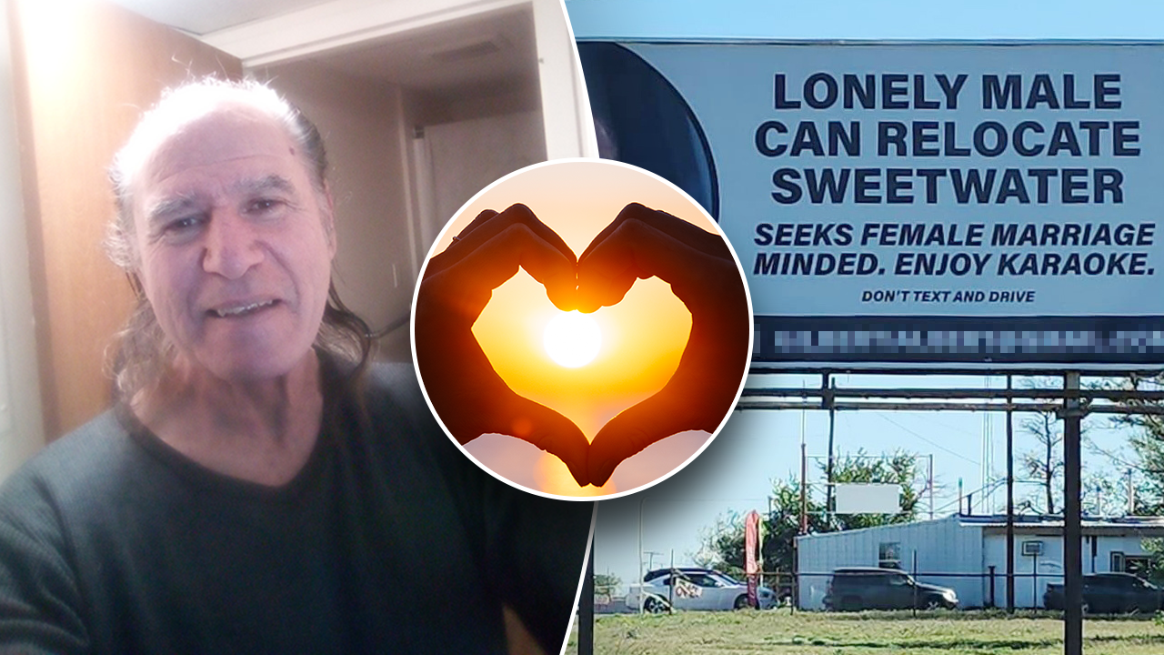 A 70-year-old man is looking for love in an unusual way by posting a billboard in his Texas town. (SWNS/iStock)