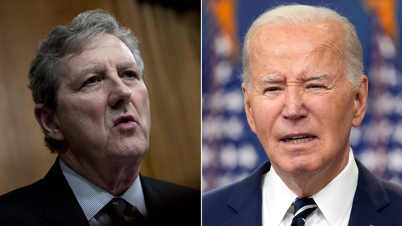 Sen. Kennedy advises ‘wobbly’ Biden to get tough on Iran after Israel attack: 'Go on Amazon and buy a spine'