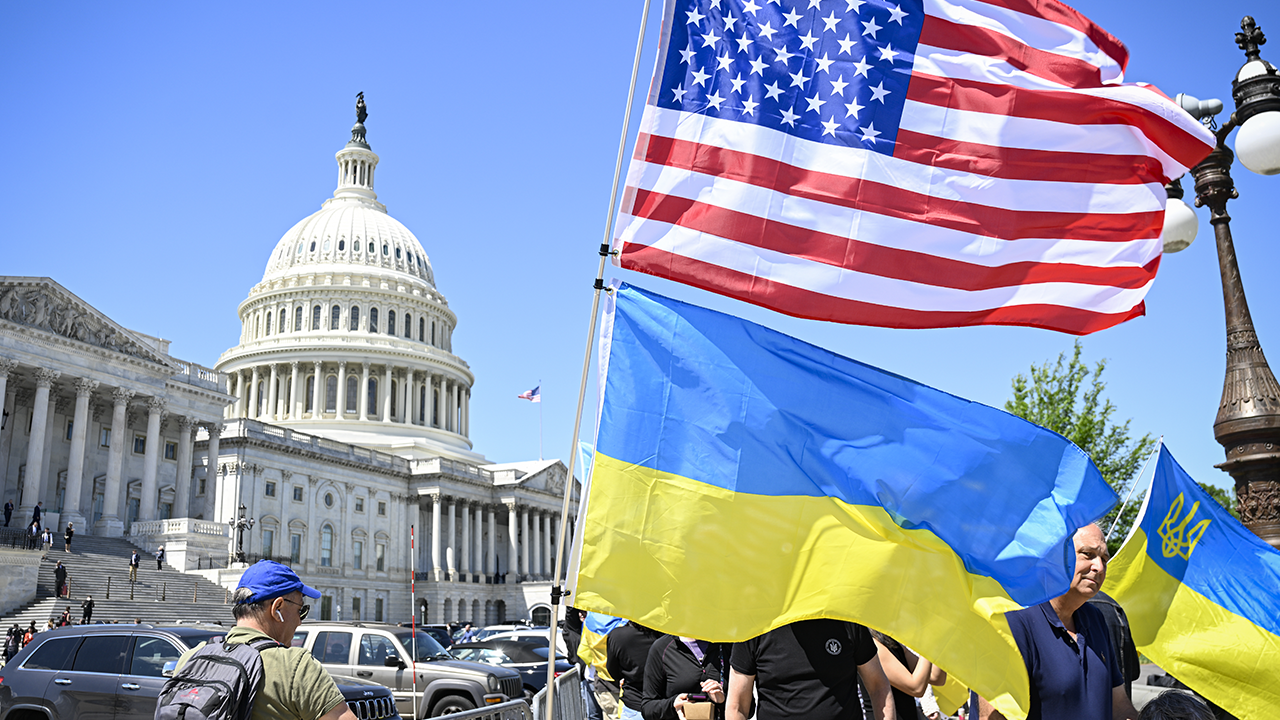 Read more about the article House Dems slammed for waving Ukrainian flag in chamber of US House: ‘Disgusting’