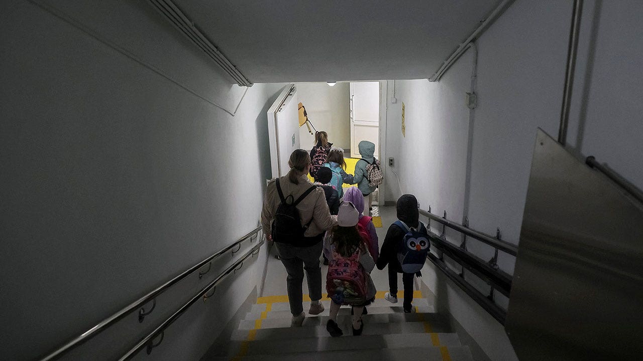 Read more about the article Ukraine opens underground school to shield children from airstrikes in Kharkiv
