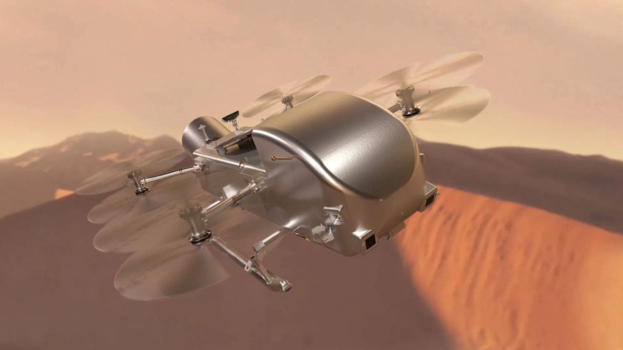 Read more about the article NASA’s Dragonfly drone cleared for flight to Saturn’s moon, Titan