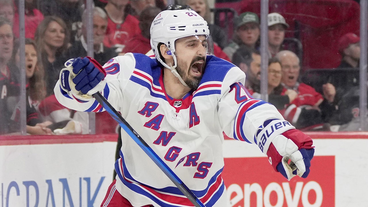 Read more about the article Chris Kreider’s 3rd period hat trick wills Rangers to Eastern Conference Final as Hurricanes stunned in Game 6