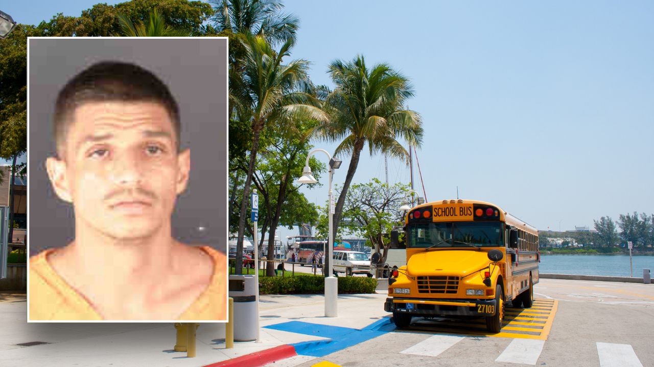 News :Florida man drunkenly steals school bus, drives 4 hours to Miami: police