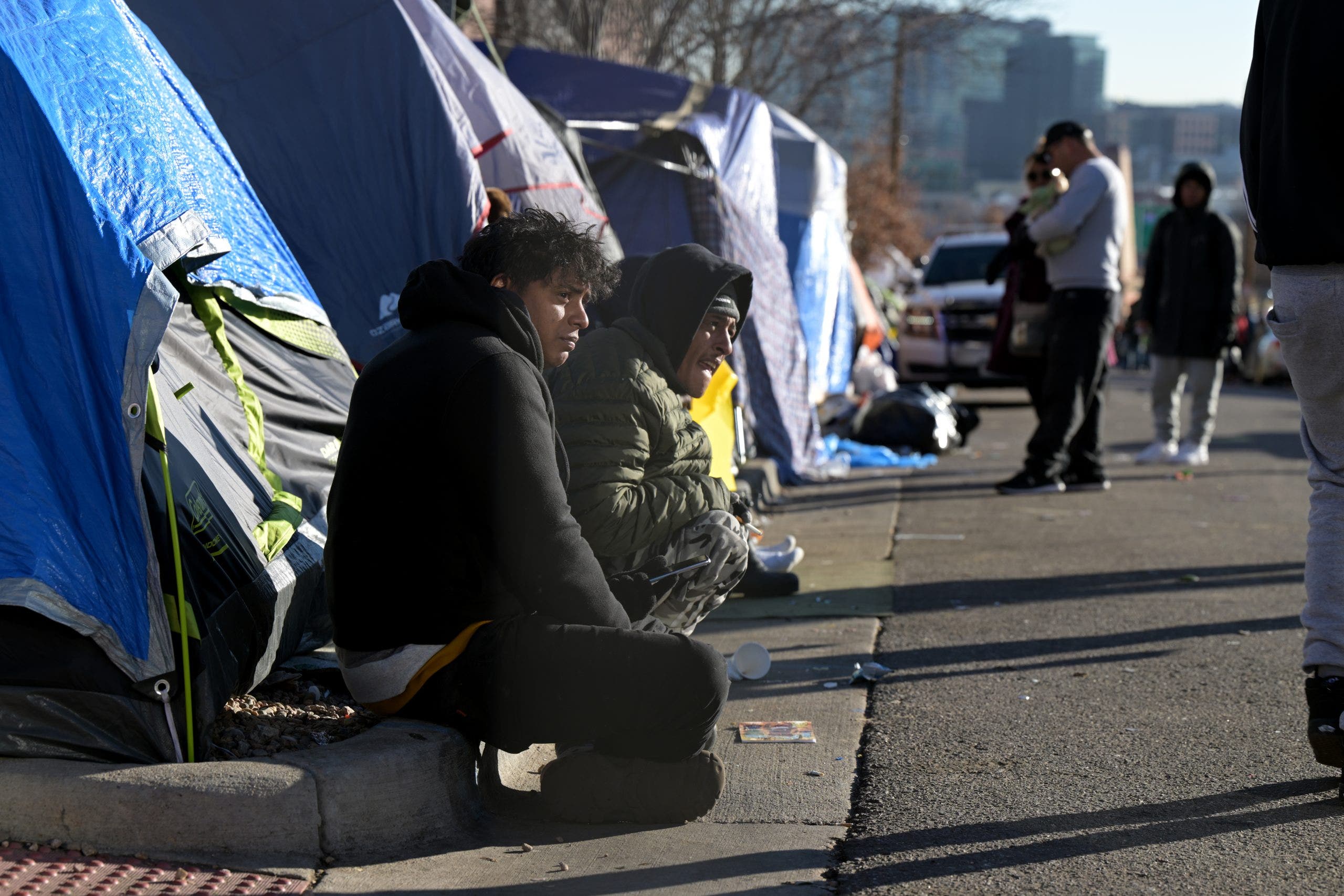 Denver migrants refuse to leave encampment, send mayor list of demands