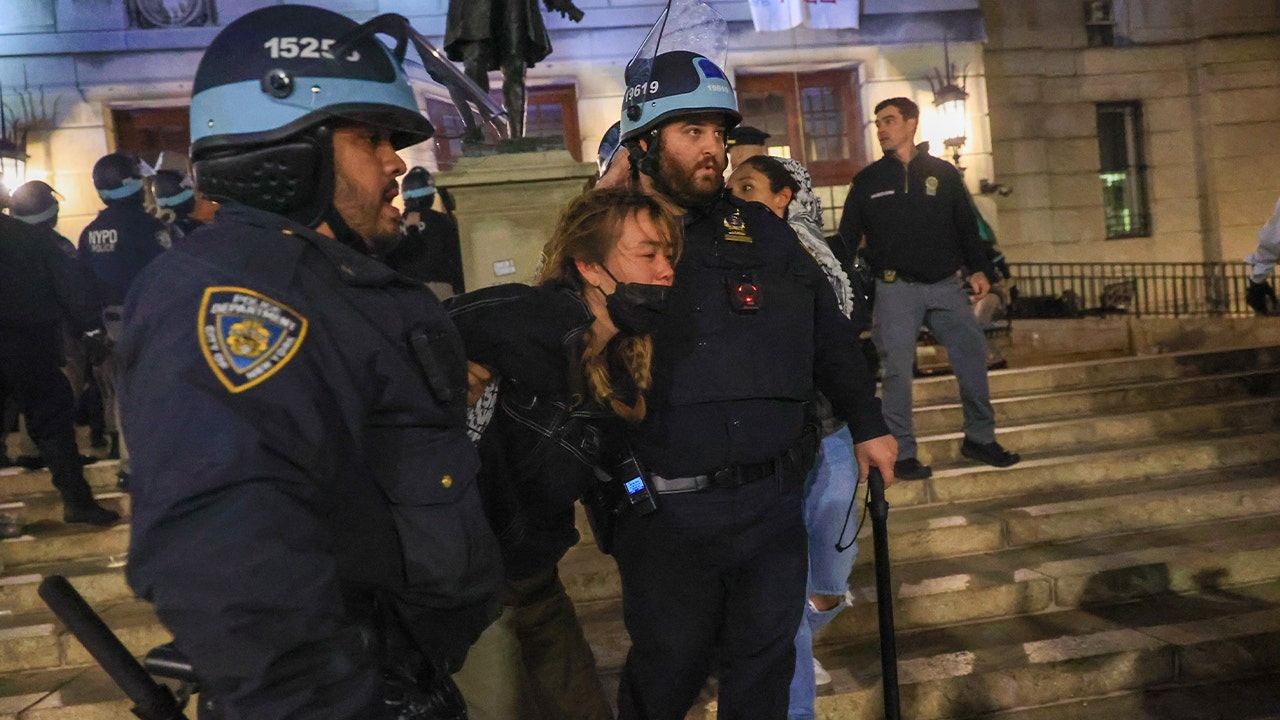 NYPD shares glimpse into raid removing anti-Israel agitators from Columbia's Hamilton Hall