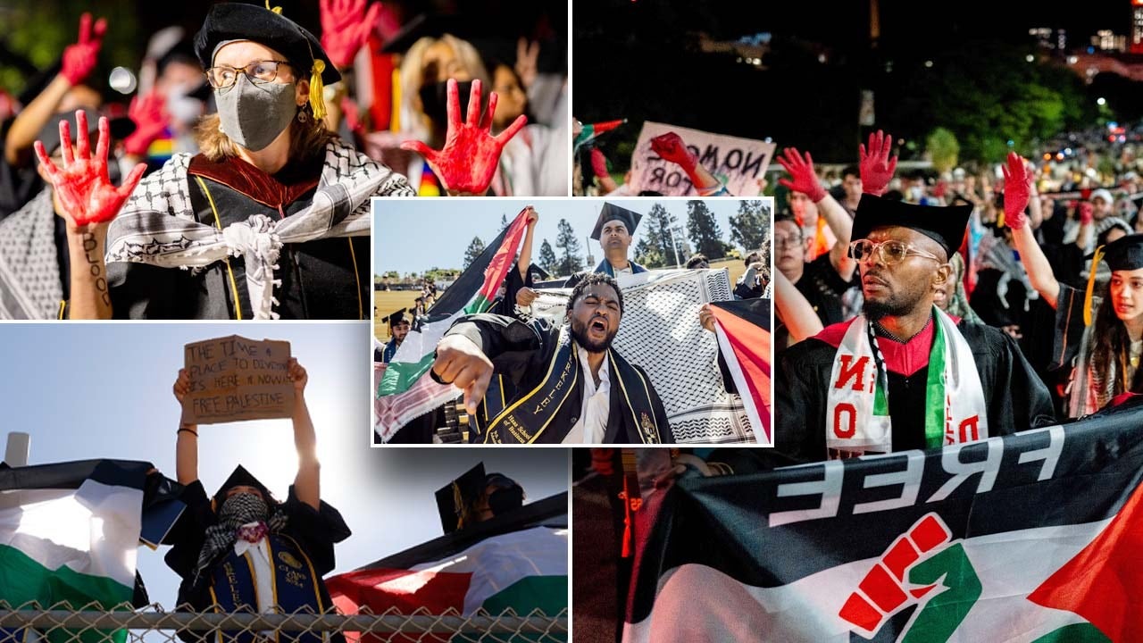 Read more about the article Anti-Israel agitators disrupt university commencement ceremonies