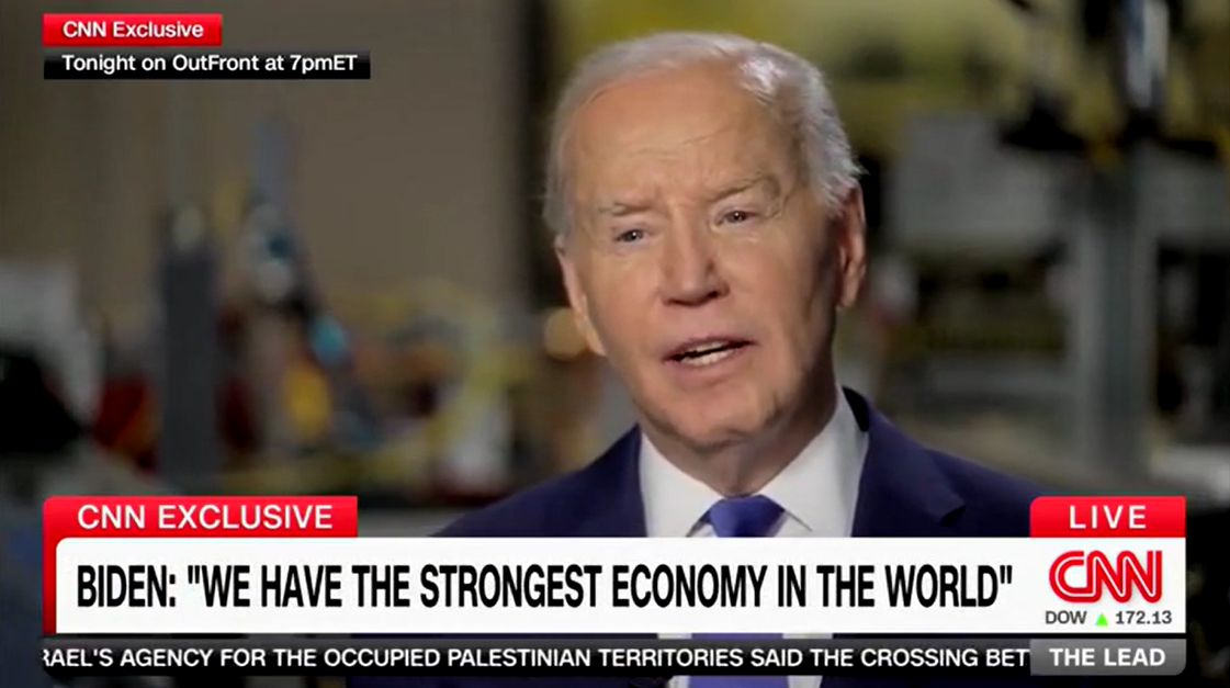 Biden rejects concerns of low consumer confidence in the economy, stating ‘We’ve already made progress’