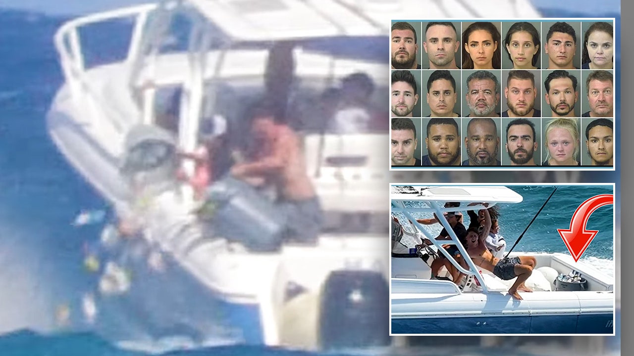 Boozy Boca Bash partiers dump heaps of garbage into Atlantic as over a dozen arrested in annual aquatic rave