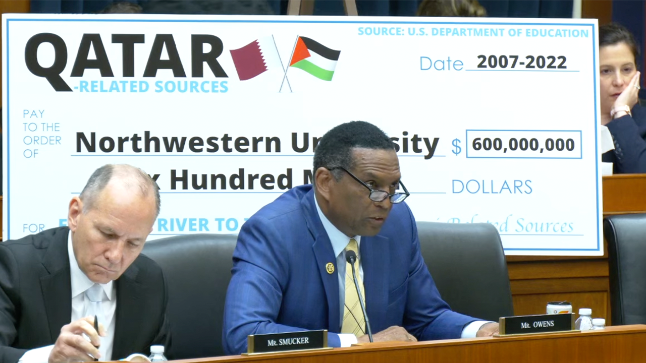 Read more about the article Burgess Owens corners elite university president over eye-popping donations from nation harboring Hamas