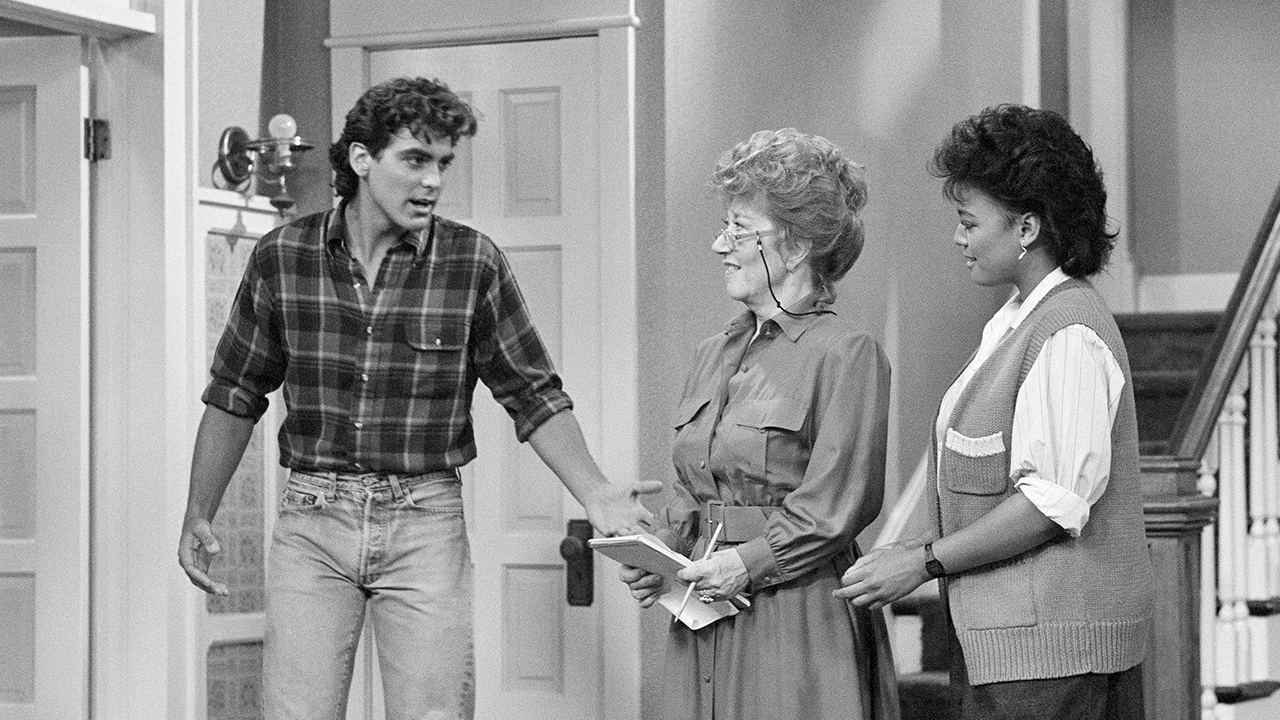 George Clooney in a scene from "Facts of Life"