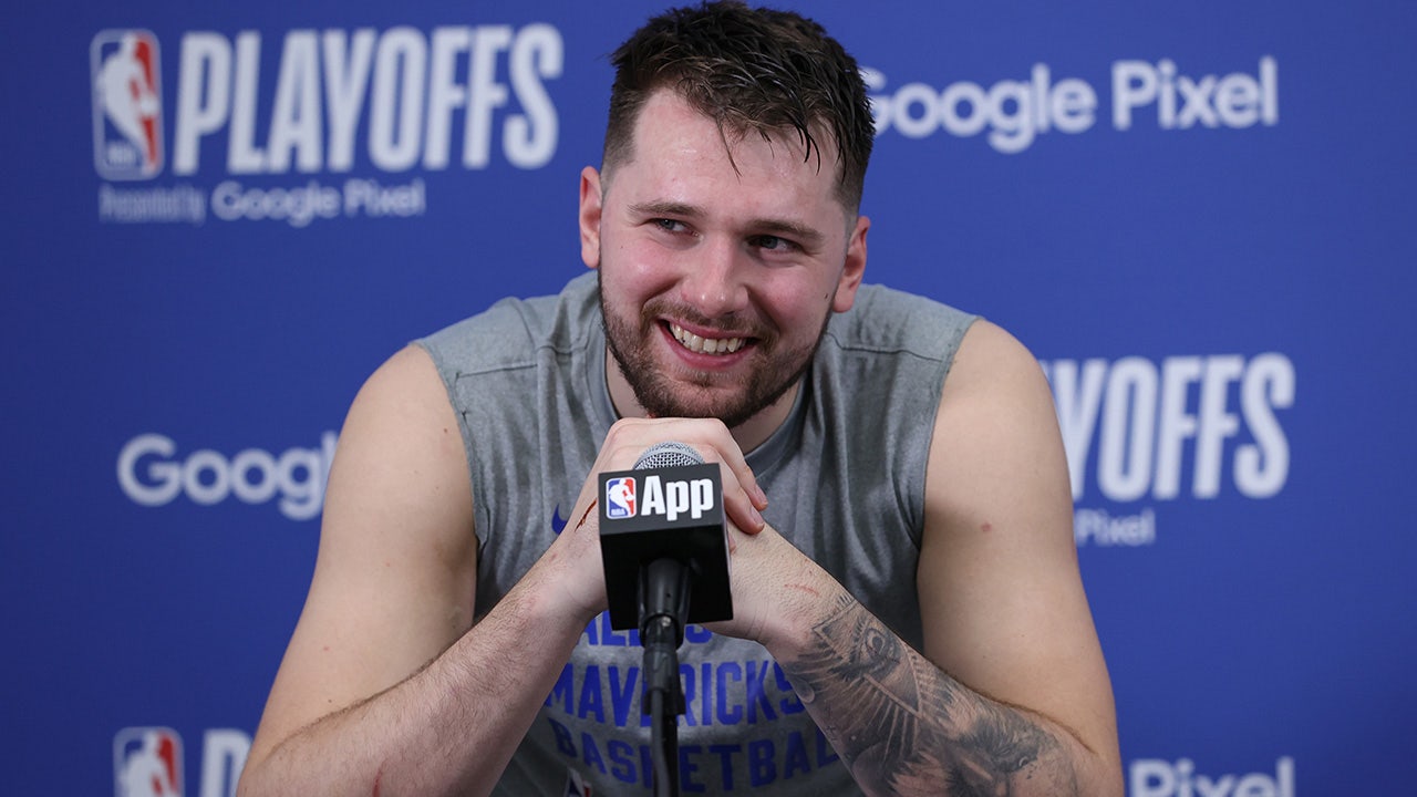 Read more about the article Luka Doncic press conference interrupted with lewd noises after Mavericks Game 2 win: ‘I hope that’s not live’