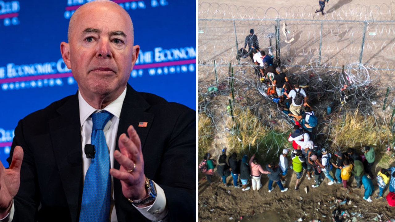 Read more about the article Mayorkas forced to admit more migrants have crossed US border under Biden than Trump: ‘Several million people’