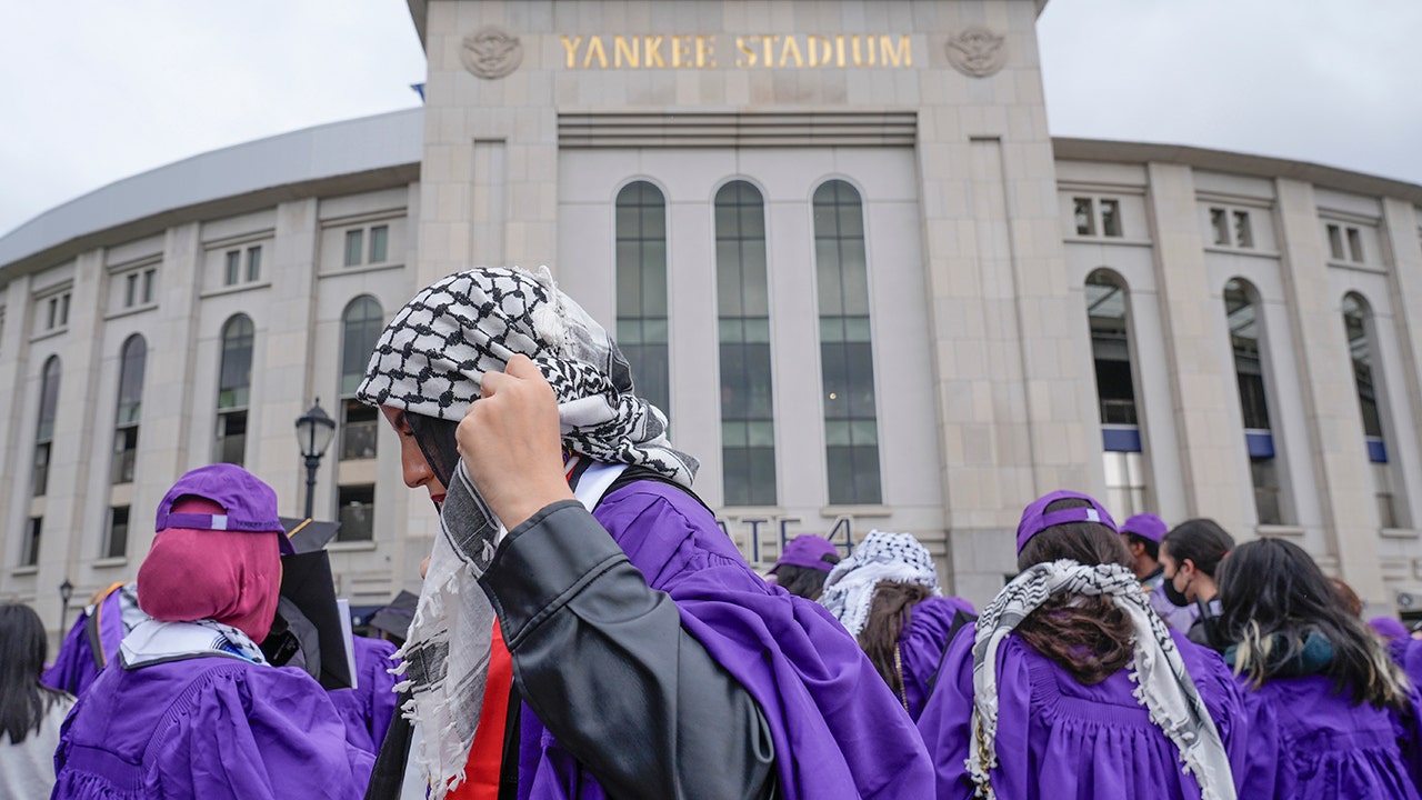 Read more about the article NYU students walk out of commencement, demand university divest from Israel