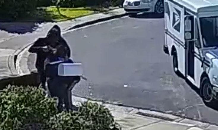 Read more about the article California postal worker robbed at gunpoint in brazen daytime attack caught on video