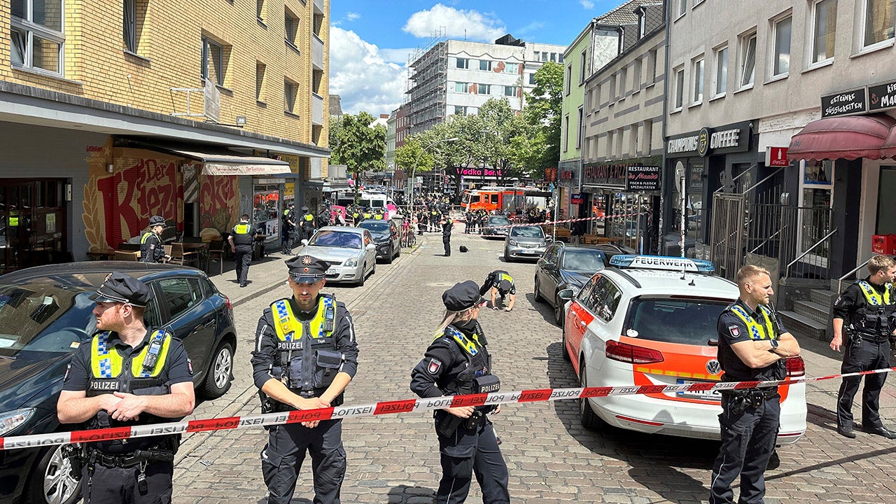 Read more about the article German police shoot ax-wielding man with ‘incendiary device’ threatening fans near Euro 2024 soccer match