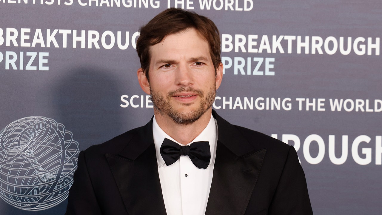 Ashton Kutcher attends the 9th annual Breakthrough Prize ceremony at Academy Museum of Motion Pictures on April 15, 2023, in Los Angeles. (Taylor Hill/Getty Images)