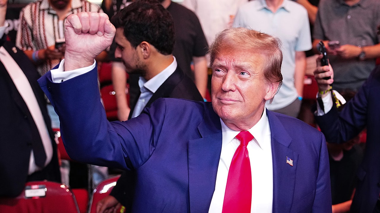 Read more about the article Trump receives thunderous applause at UFC 302