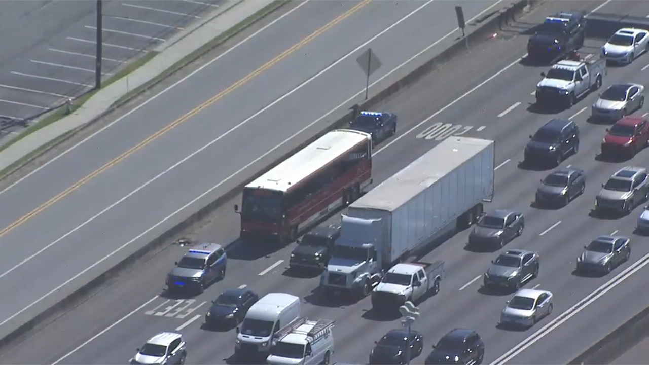 Crowded public bus hijacked, taken on wild high-speed chase down Atlanta freeway; 1 killed